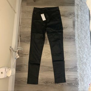 SHEIN Faux Leather High Waisted Pants